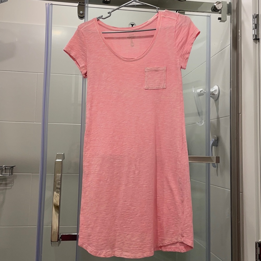 Bright pink dress